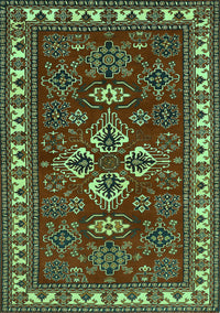 Persian Turquoise Traditional Rug, tr834turq
