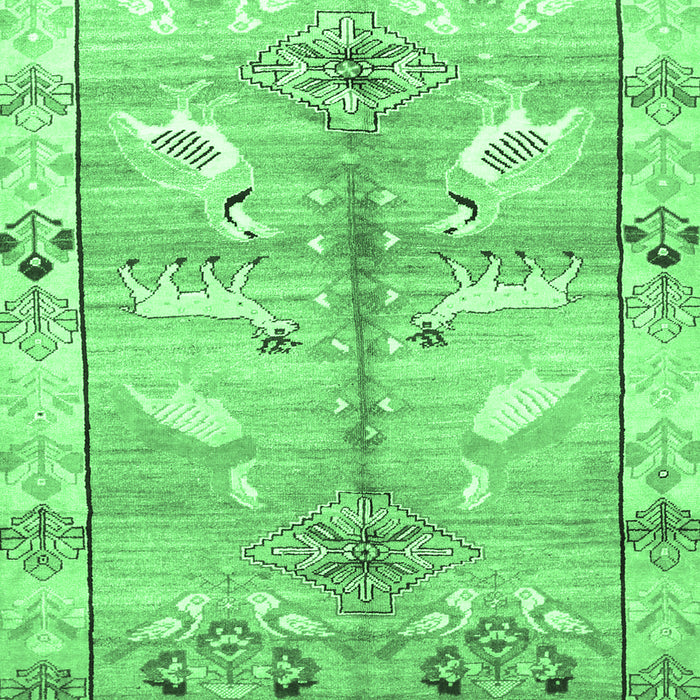 Persian Emerald Green Traditional Rug, tr835emgrn