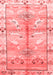 Persian Red Traditional Area Rugs