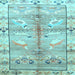 Square Persian Light Blue Traditional Rug, tr835lblu