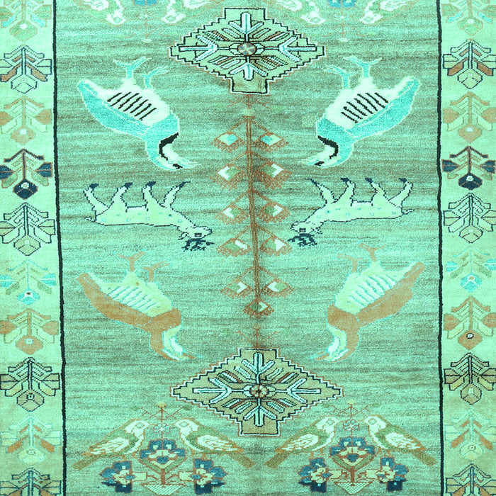 Persian Turquoise Traditional Rug, tr835turq