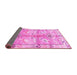 Sideview of Persian Pink Traditional Rug, tr835pnk