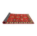 Sideview of Traditional Red Persian Rug, tr836