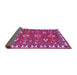 Sideview of Persian Purple Traditional Rug, tr836pur