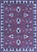 Persian Blue Traditional Rug, tr836blu
