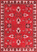 Persian Red Traditional Area Rugs