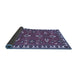 Sideview of Persian Blue Traditional Rug, tr836blu