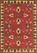 Machine Washable Persian Brown Traditional Rug, wshtr836brn