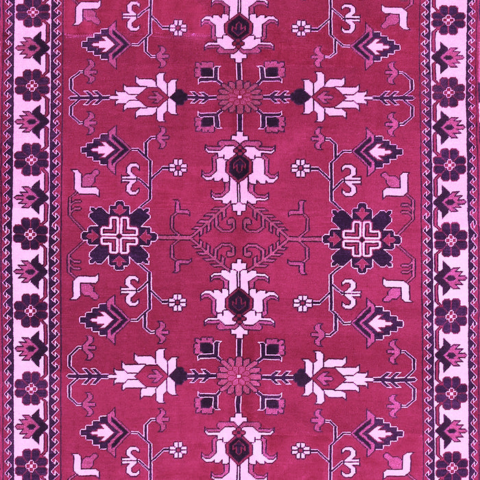 Machine Washable Persian Purple Traditional Area Rugs, wshtr836pur
