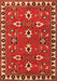 Persian Orange Traditional Rug, tr836org