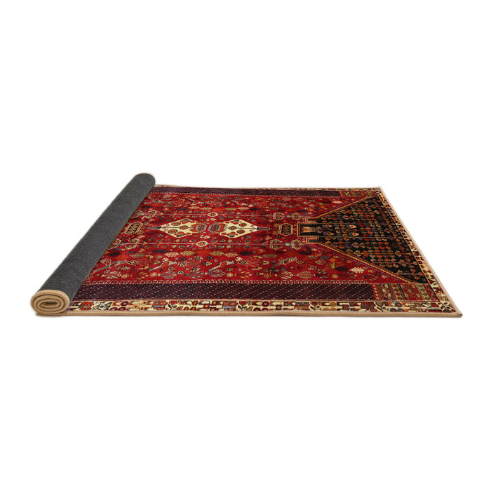 Sideview of Traditional Red Persian Rug, tr837