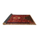 Sideview of Traditional Red Persian Rug, tr837