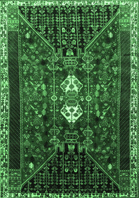 Persian Emerald Green Traditional Rug, tr837emgrn