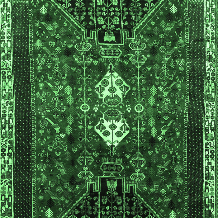 Persian Emerald Green Traditional Rug, tr837emgrn