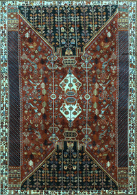 Persian Light Blue Traditional Rug, tr837lblu