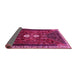 Sideview of Persian Pink Traditional Rug, tr837pnk