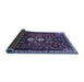 Sideview of Persian Blue Traditional Rug, tr837blu
