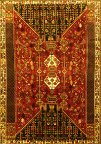 Persian Yellow Traditional Rug, tr837yw