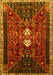 Persian Yellow Traditional Rug, tr837yw