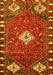 Persian Yellow Traditional Rug, tr838yw