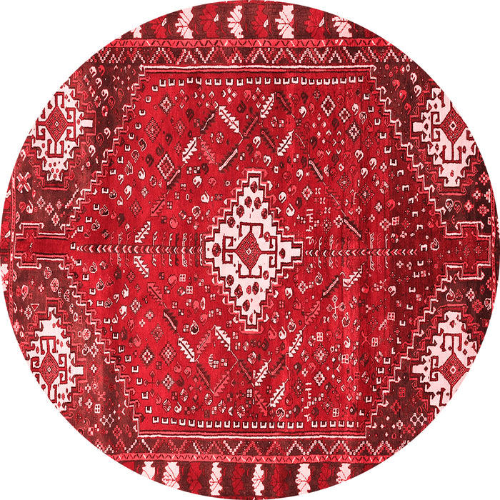 Machine Washable Persian Red Traditional Rug, wshtr838red