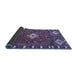 Sideview of Persian Blue Traditional Rug, tr838blu