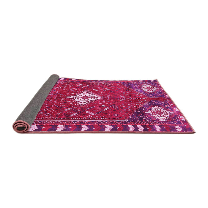 Sideview of Persian Pink Traditional Rug, tr838pnk
