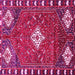 Square Persian Pink Traditional Rug, tr838pnk