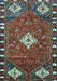 Machine Washable Persian Light Blue Traditional Rug, wshtr838lblu