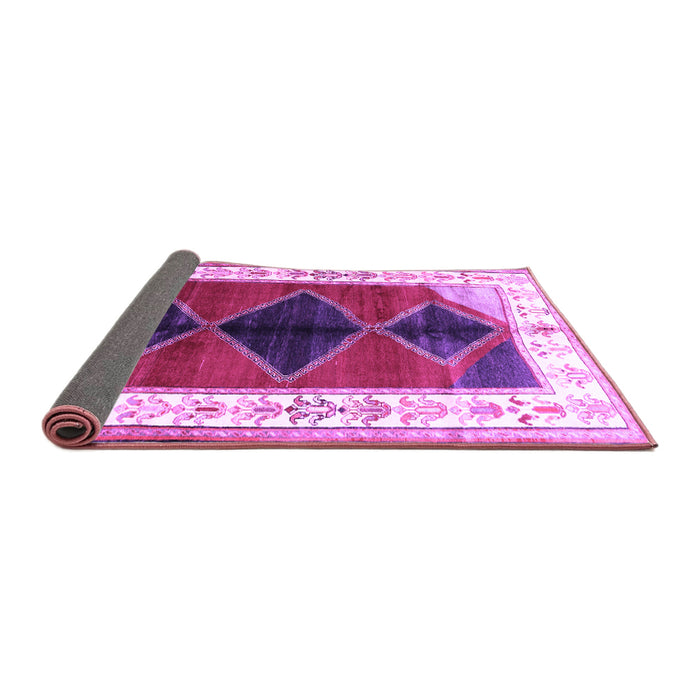 Sideview of Persian Purple Traditional Rug, tr839pur