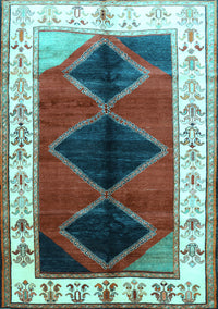 Persian Light Blue Traditional Rug, tr839lblu