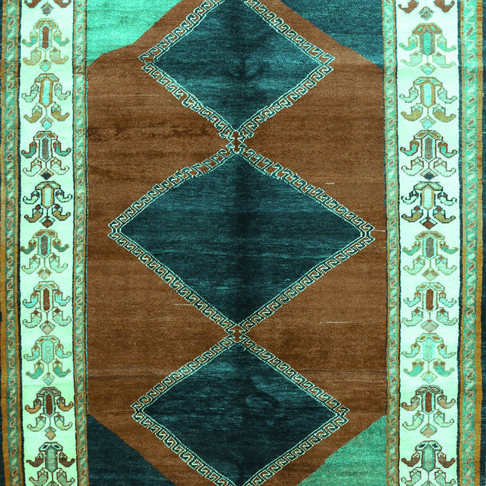 Persian Turquoise Traditional Rug, tr839turq