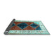 Sideview of Persian Light Blue Traditional Rug, tr839lblu