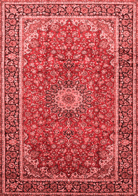 Medallion Red Traditional Rug, tr83red