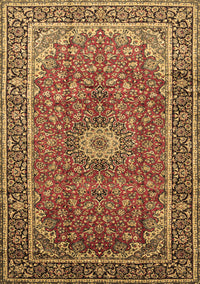 Medallion Brown Traditional Rug, tr83brn