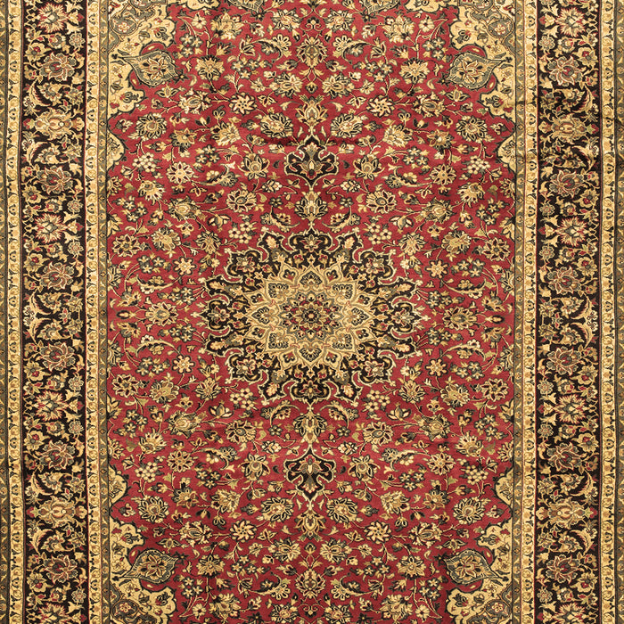 Medallion Brown Traditional Rug, tr83brn