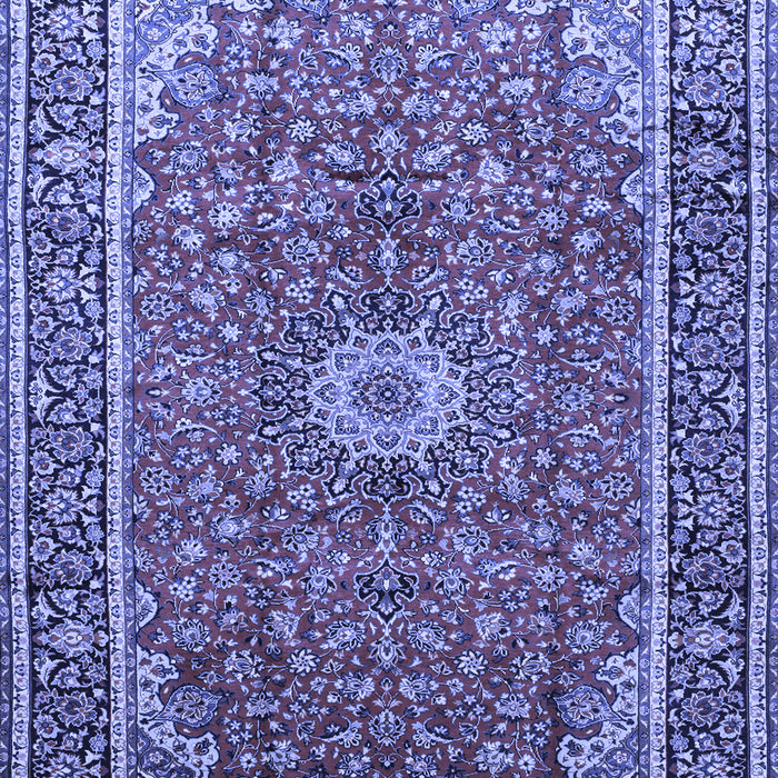 Medallion Blue Traditional Rug, tr83blu
