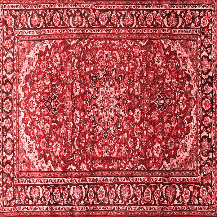 Machine Washable Persian Red Traditional Rug, wshtr840red