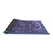 Sideview of Persian Blue Traditional Rug, tr840blu