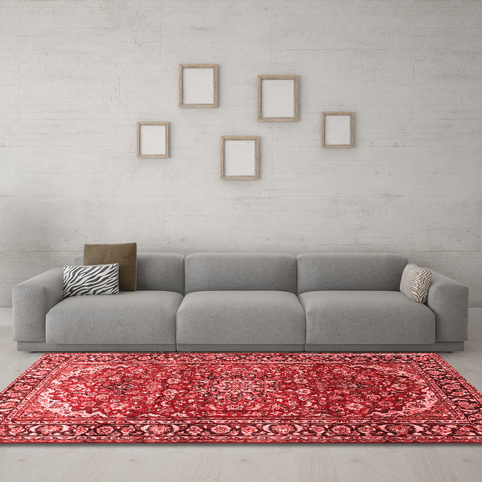 Traditional Red Washable Rugs