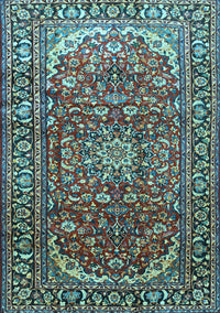 Persian Light Blue Traditional Rug, tr840lblu