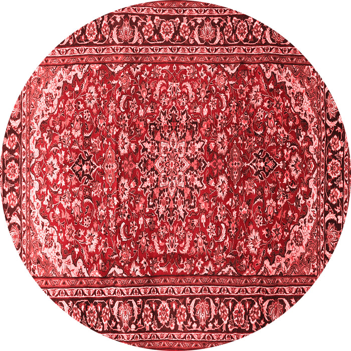 Machine Washable Persian Red Traditional Rug, wshtr840red