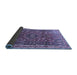 Sideview of Persian Blue Traditional Rug, tr841blu