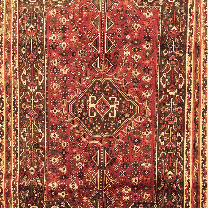 Machine Washable Persian Brown Traditional Rug, wshtr841brn