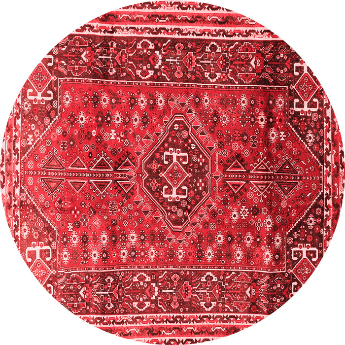 Machine Washable Persian Red Traditional Rug, wshtr841red