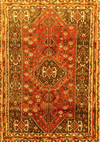 Persian Yellow Traditional Rug, tr841yw