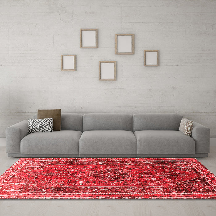 Traditional Red Washable Rugs