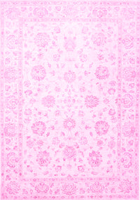 Oriental Pink Traditional Rug, tr842pnk