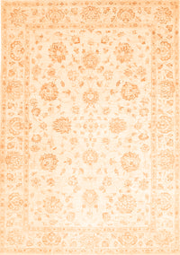 Oriental Orange Traditional Rug, tr842org