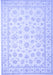 Oriental Blue Traditional Rug, tr843blu